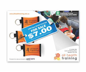 Flyer Design by Cut and Glue for All Health Training | Design: #5918899