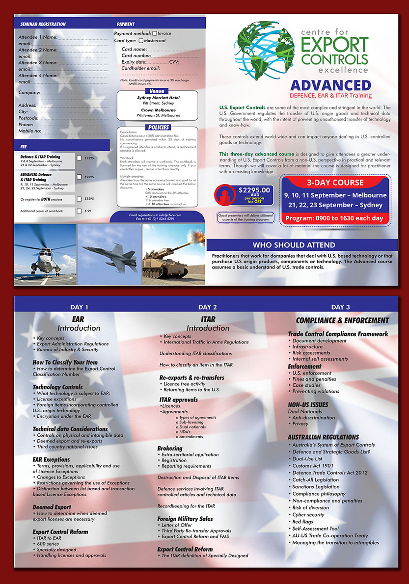 Diseño de Flyer por Ushan sampath para Centre for Export Controls Excellence | Diseño #5891803