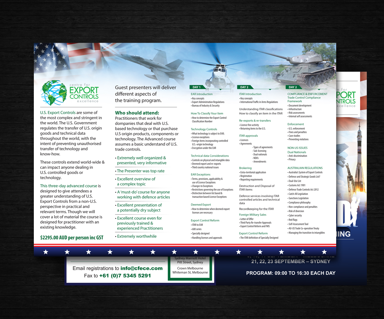Flyer Design by uk for Centre for Export Controls Excellence | Design #5891934