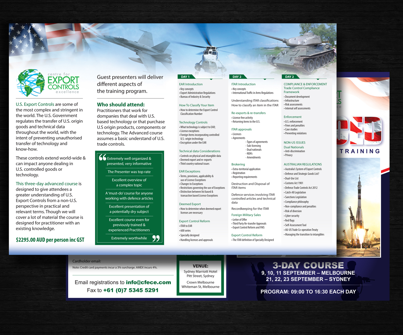 Flyer Design by uk for Centre for Export Controls Excellence | Design #5909496
