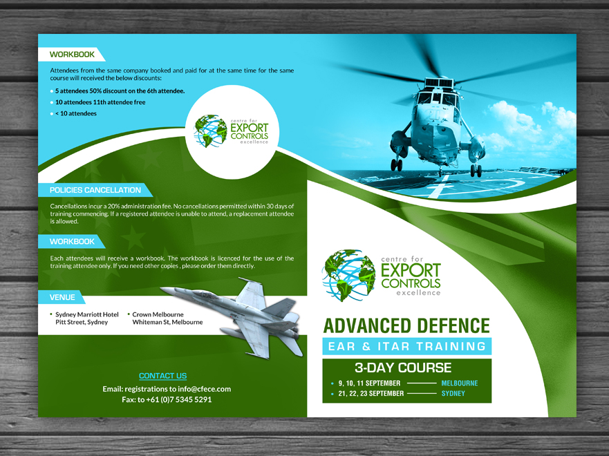 Flyer Design by debdesign for Centre for Export Controls Excellence | Design #5891714