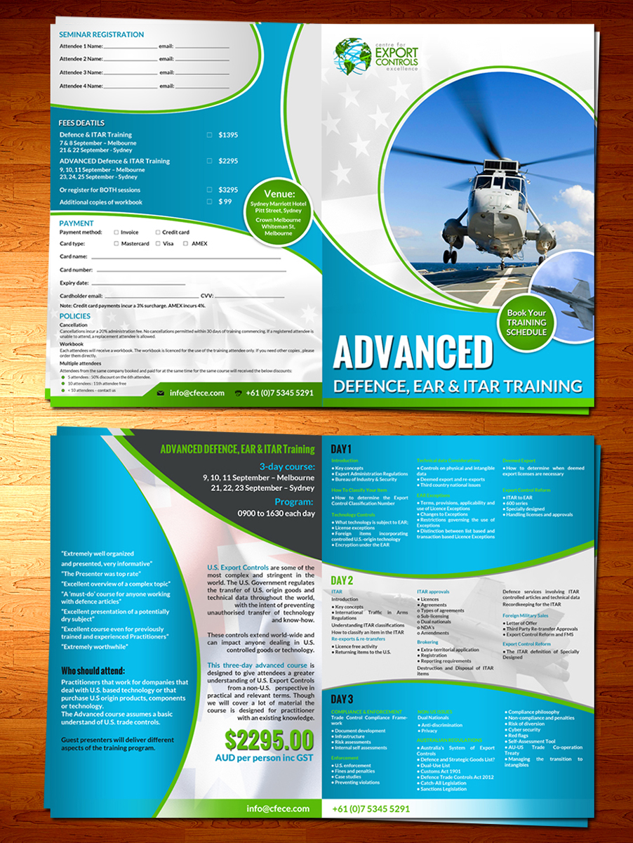 Flyer Design by ESolz Technologies for Centre for Export Controls Excellence | Design #5914591