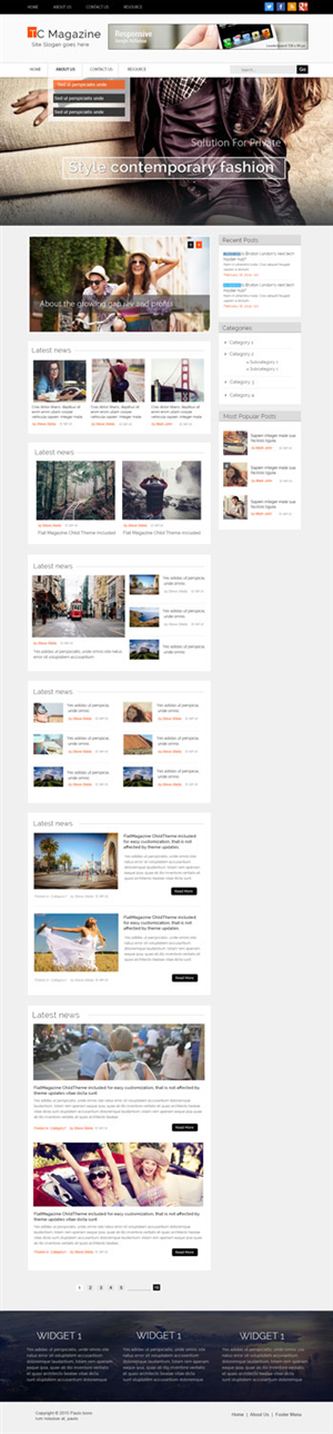 WordPress-Design von webxvision für ThemeCountry | Design #5912475