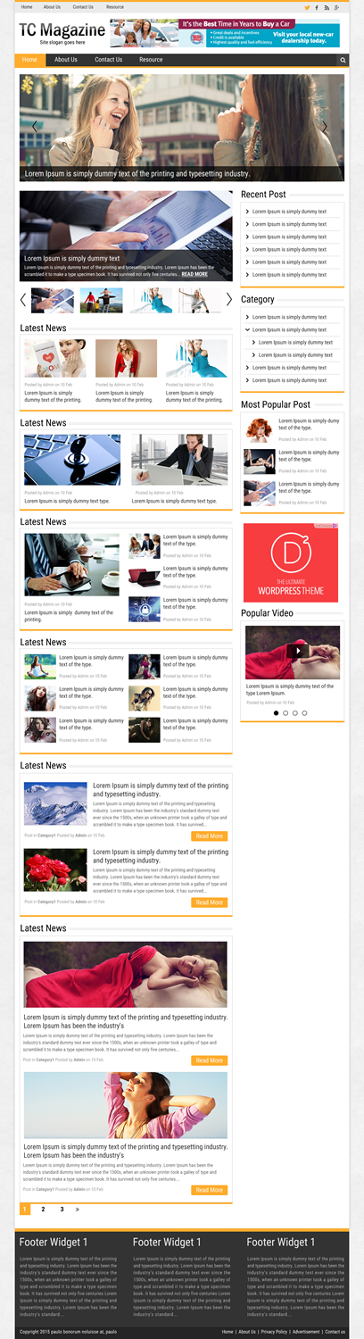 Diseño Wordpress por rightway para ThemeCountry | Diseño #5898577