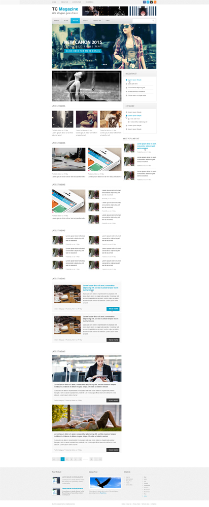 Wordpress Design by Vikram M for ThemeCountry | Design #5896204