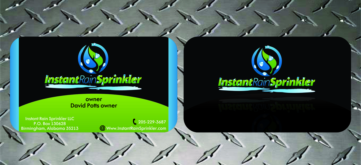 Visitenkarten-Design von Timely Art & Design für Instant Rain Sprinkler LLC | Design #1959979