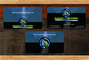 Business Card Design by Timely Art & Design for Instant Rain Sprinkler LLC | Design: #1959980