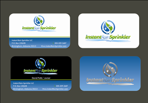 Business Card Design by Timely Art & Design for Instant Rain Sprinkler LLC | Design: #1961760