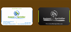 Business Card Design by Timely Art & Design for Instant Rain Sprinkler LLC | Design: #1961851