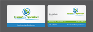 Business Card Design by Andrea for Instant Rain Sprinkler LLC | Design #1967456