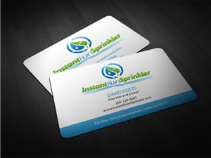 Business Card Design by Atvento Graphics for Instant Rain Sprinkler LLC | Design: #1962488