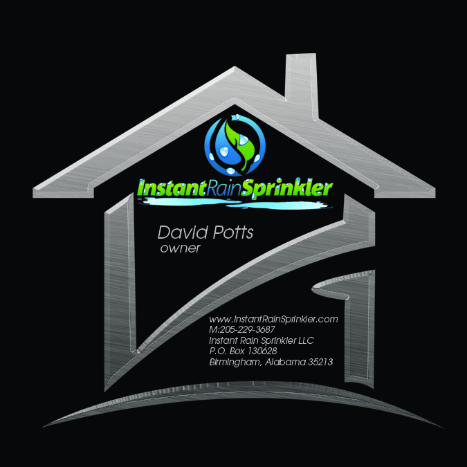 Visitenkarten-Design von garland für Instant Rain Sprinkler LLC | Design #1978175