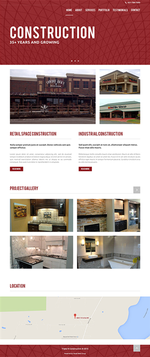 Web Design by veronika.savchenko for this project | Design: #5933376