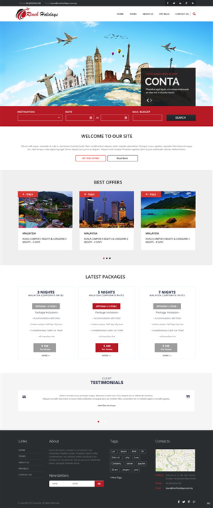 Web Design by pb for this project | Design: #5934471