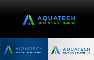 Design de Logo par FlyingPen pour Aquatech Heating and Plumbing | Design #5918194