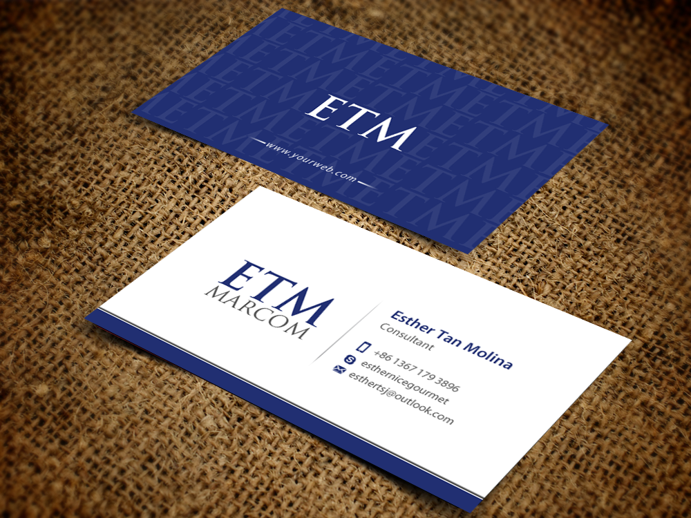 Business Card Design by pixelfountain for ETM MarCom | Design: #5914303