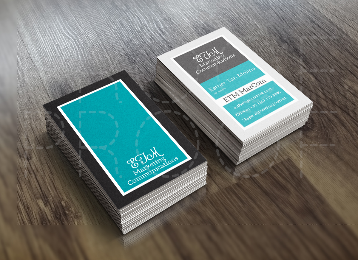 Diseño de Tarjeta de Presentación por maris_e para ETM MarCom | Diseño #5915439