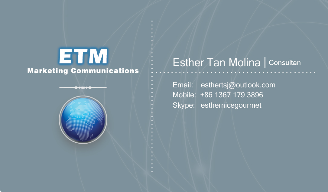 Diseño de Tarjeta de Presentación por ShinYavi para ETM MarCom | Diseño #5906201
