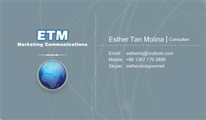 Business Card Design by ShinYavi for ETM MarCom | Design: #5906201