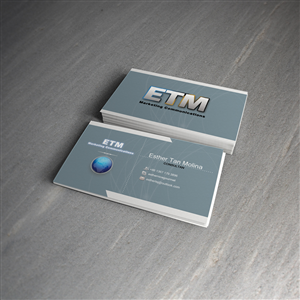 Business Card Design by ShinYavi for ETM MarCom | Design: #5921089