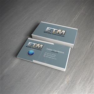 Business Card Design by ShinYavi for ETM MarCom | Design: #5921107