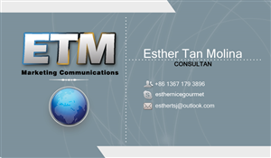 Business Card Design by ShinYavi for ETM MarCom | Design: #5921124