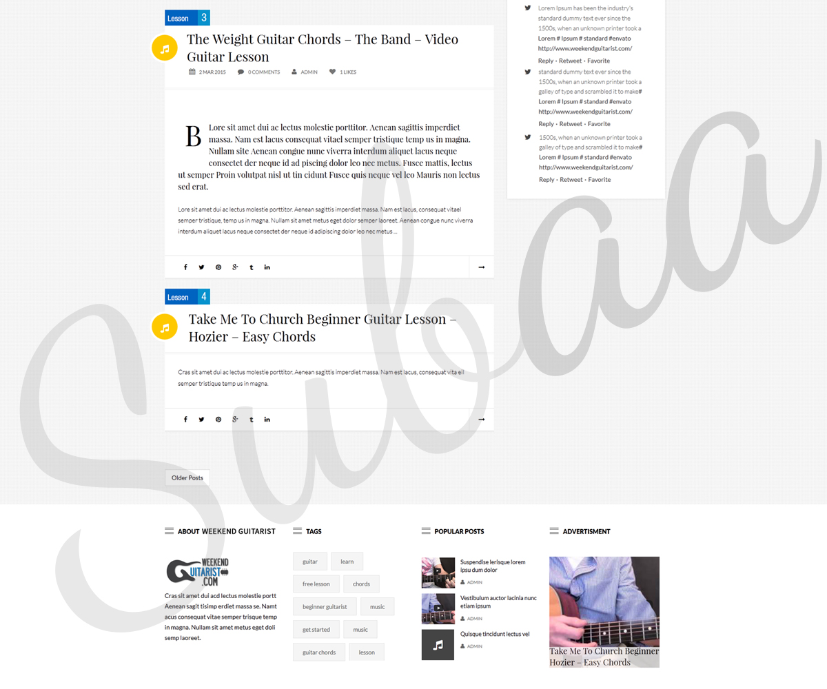 Wordpress Design by Subaa for this project | Design #5990839