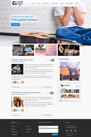 Wordpress Design by Shashka designs for this project | Design: #5975680