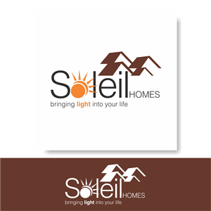 Logo Design by aananddang for Soleil Homes Inc. | Design #5949382