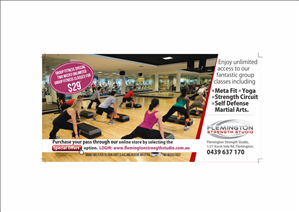 Flyer Design by Jagdish Boga for Flemington Strength Studio | Design #5908773
