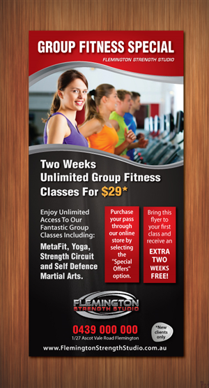 Design de Flyer par meet007 pour Flemington Strength Studio | Design : #5915478