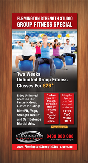 Design de Flyer par meet007 pour Flemington Strength Studio | Design : #5915590