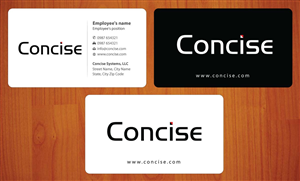 Business Card Design by Sbss for Concise Systems, LLC | Design: #1598546