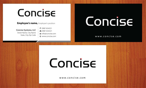 Business Card Design by Sbss for Concise Systems, LLC | Design: #1598556