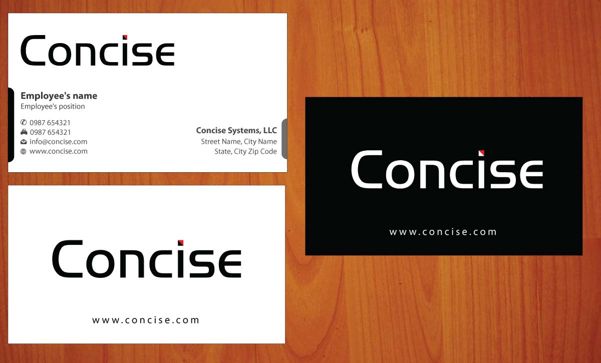Business Card Design by Sbss for Concise Systems, LLC | Design #1598562