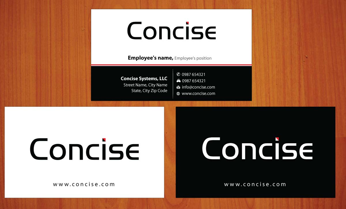 Business Card Design by Sbss for Concise Systems, LLC | Design #1598589