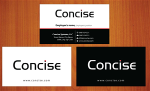 Business Card Design by Sbss for Concise Systems, LLC | Design: #1598589