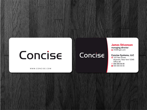 Business Card Design by Atvento Graphics for Concise Systems, LLC | Design: #1604946