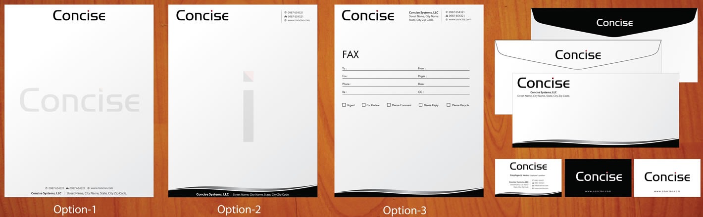 Stationery Design by Sbss for Concise Systems, LLC | Design #1598621