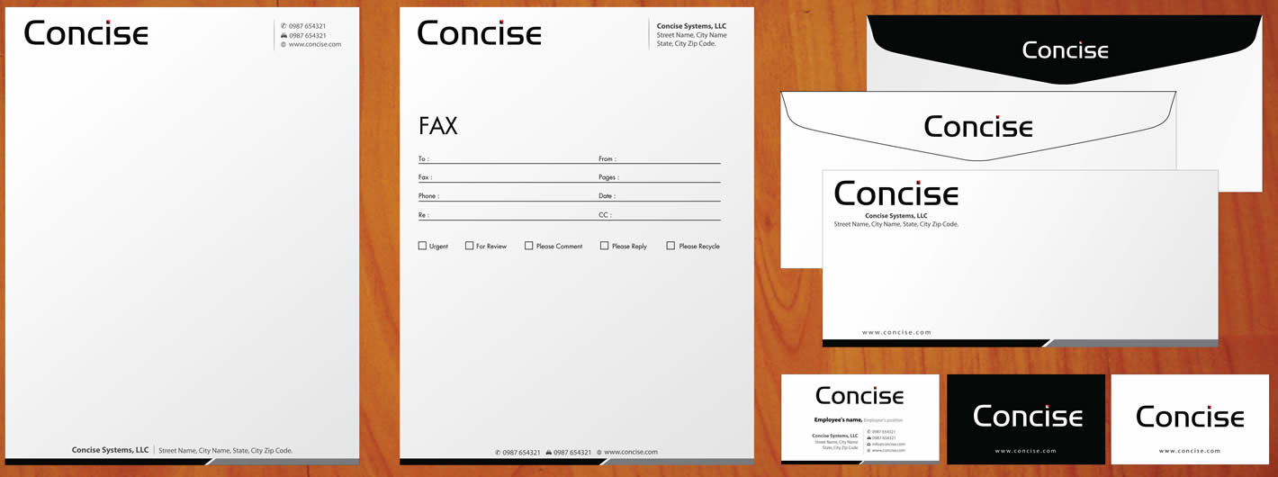 Diseño de Papelería por Sbss para Concise Systems, LLC | Diseño #1598660