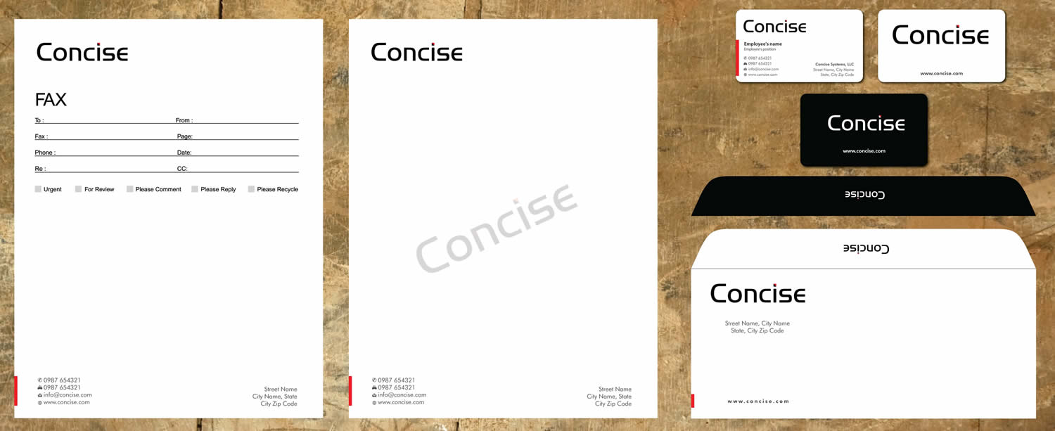 Stationery Design by Sbss for Concise Systems, LLC | Design: #1600173