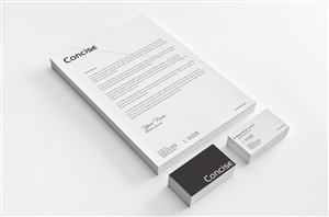 Stationery Design by HYPdesign for Concise Systems, LLC | Design: #1599144