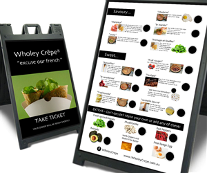 Signage Design by senja for Wholey Crepe | Design: #5927983