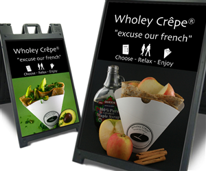 Signage Design by senja for Wholey Crepe | Design: #5934067