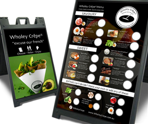 Signage Design by senja for Wholey Crepe | Design: #5943886