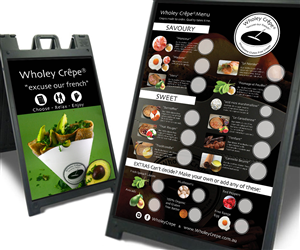 Signage Design by senja for Wholey Crepe | Design: #5959697