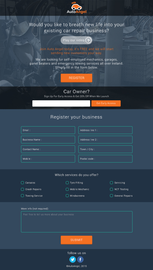 Landing Page-Design von Muhammed Fayiz für dieses Projekt | Design #5928448
