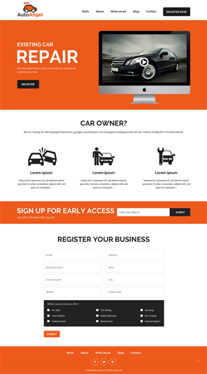 Landing Page Design by pb