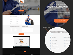 Landing Page Design by Kreative Mindz