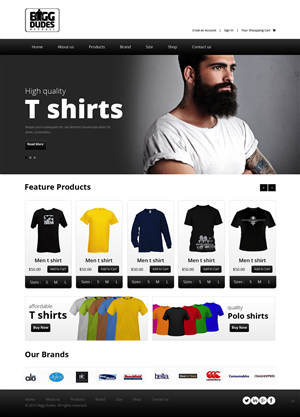 Bigg Dudes ( Web Site Design)